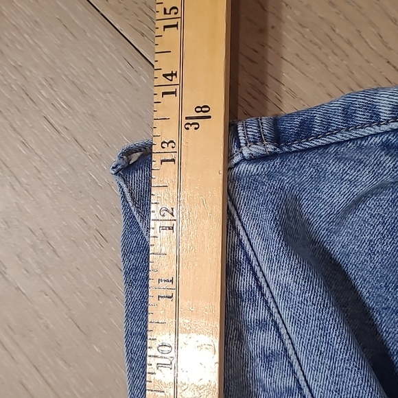 Levi's Made & Crafted 501 Jeans Women's sz 27/28 Button Fly Crop Denim Jeans - Picture 9 of 13